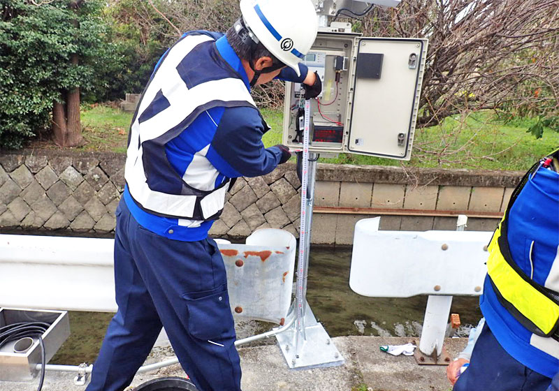 河川や大型施設などの自然災害時のリスク軽減